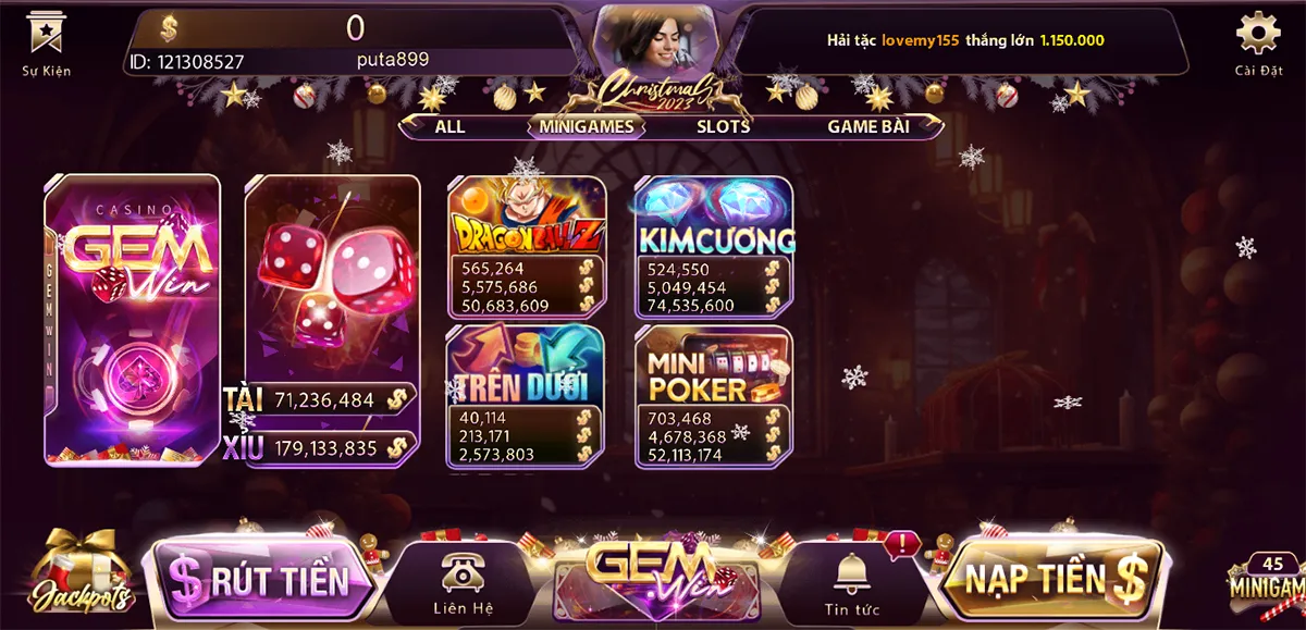 Lỗi phạt đền trong game Chắn game bai doi thuong