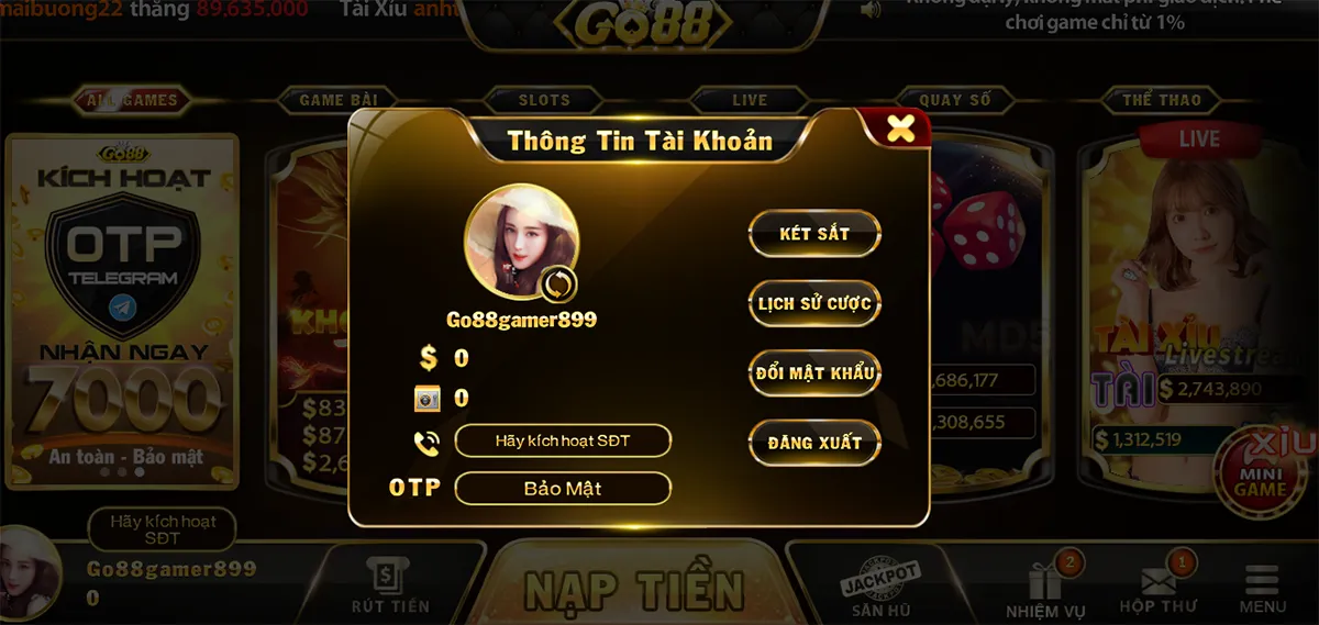 Đánh xỉu chủ miền Nam dựa trên đầu câm game đổi thưởng